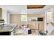 Image of a kitchen needing renovation featuring outdated appliances and cabinets, and damaged ceiling at 4804 N 10Th St, Tampa, FL 33603