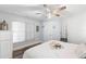 Bright bedroom with wood floors and large window at 4939 Floramar Ter # 208, New Port Richey, FL 34652