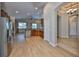 Spacious kitchen boasting stainless steel appliances, bar counter, and an open layout at 5124 Clover Mist Dr, Apollo Beach, FL 33572