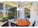 Inviting breakfast nook with backyard and pool views at 10105 Holly Berry Dr, Weeki Wachee, FL 34613