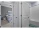 View through doorway of the bedroom to the tub shower at 13359 Golden Lime Ave, Spring Hill, FL 34609