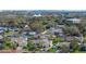 Overhead of a mature neighborhood in close proximity to Sarasota Bay and downtown Sarasota, Florida at 4320 51St S Ave, St Petersburg, FL 33711