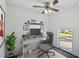 Modern office space with a sleek desk, ergonomic chair, and ample natural light at 4320 51St S Ave, St Petersburg, FL 33711