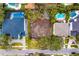 Bird's eye view showing the lot between houses, offering an excellent location and neighborhood charm at 4610 W Lamb Ave, Tampa, FL 33629