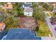 Cleared land parcel in a neighborhood with mature trees and close proximity to neighboring houses at 4610 W Lamb Ave, Tampa, FL 33629