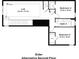 Alternative Eider second floor plan with a loft, bedrooms, and bath at 10714 Torchwood Sea Way, San Antonio, FL 33576