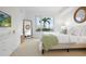 Bright bedroom featuring a neutral color palette, large window, and minimalist decor at 111 N 12Th St # 1314, Tampa, FL 33602