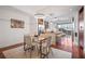 Bright dining area featuring modern light fixture and hardwood floors at 111 N 12Th St # 1314, Tampa, FL 33602