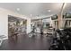 Community gym with fitness equipment and weights, offering residents a convenient workout space at 111 N 12Th St # 1314, Tampa, FL 33602