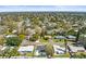 Charming neighborhood featuring single-Gathering homes, mature trees, and well-maintained lawns under a clear blue sky at 1464 S Evergreen Ave, Clearwater, FL 33756