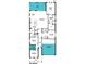 Detailed floor plan showcasing the layout with kitchen, bedrooms, lanai, and garage at 18585 Watercolor Ave, Venice, FL 34293