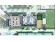 Detailed aerial floor plan showing the layout of the community center at 18585 Watercolor Ave, Venice, FL 34293