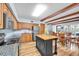 Modern kitchen featuring granite countertops, stainless steel appliances, and a functional island at 2170 Americus S Blvd # 6, Clearwater, FL 33763