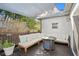 Outdoor deck area with a shade and comfortable seating, great for entertaining friends and Gathering at 343 37Th Ne Ave, St Petersburg, FL 33704