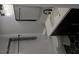 Bright bathroom featuring black fixtures, modern vanity, and hexagon tile floor at 402 Mary St, Punta Gorda, FL 33950
