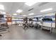 On-site gym with treadmills, bikes, weight equipment, and air conditioning for resident use at 9808 62Nd N Ter # 9808, St Petersburg, FL 33708