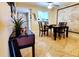 Comfortable dining room featuring a table with chairs and decor at 11204 Pembridge Ct # 5, Port Richey, FL 34668