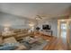 Comfortable living room with modern decor, plush seating, and ample space for relaxation and entertainment at 11620 Park Blvd # 308, Seminole, FL 33772