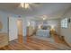 Spacious bedroom with wood floors, large windows, and ample closet space for a comfortable retreat at 11620 Park Blvd # 308, Seminole, FL 33772