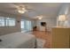 Expanded primary bedroom offers bonus space/flex space, and a view to the lanai at 11620 Park Blvd # 308, Seminole, FL 33772