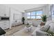 Bright living room featuring modern furniture, large windows and city views at 1208 E Kennedy Blvd # 1019, Tampa, FL 33602