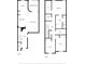 Floor plan for 2 story home with floor 1 and floor 2 layout at 1308 Syrah Dr, Oldsmar, FL 34677