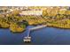 Stunning waterfront condos feature private dock and lush tropical landscaping at 14584 El Paseo Dr, Seminole, FL 33776