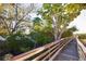 Scenic wooden walkway bordered by lush greenery, offering a peaceful and nature-filled experience at 14584 El Paseo Dr, Seminole, FL 33776