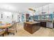 Beautiful kitchen with views, island, and stainless appliances at 19242 Blount Rd, Lutz, FL 33558