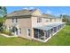Two-story townhome features a screened in porch at 2824 Conch Hollow Dr, Brandon, FL 33511