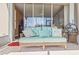 A cozy, screened patio with comfortable seating for relaxation and enjoyment of the outdoors at 2824 Conch Hollow Dr, Brandon, FL 33511