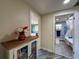 Hallway view of bedroom and bathroom at 38055 Avion Dr, Zephyrhills, FL 33542