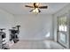Bright living room with pet tower at 415 Maplewood Cir, Oldsmar, FL 34677
