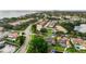 An aerial view of the waterfront community near the bay with pools at 4570 Overlook Ne Dr # 282, St Petersburg, FL 33703