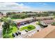 Community aerial view showcasing the beautiful property, well-maintained landscaping, and waterfront at 4570 Overlook Ne Dr # 282, St Petersburg, FL 33703