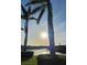 Beautiful water view framed by palm trees, showcasing a peaceful and tropical setting at 4570 Overlook Ne Dr # 282, St Petersburg, FL 33703
