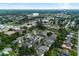 An aerial view of the neighborhood with convenient access to Publix grocery store at 11722 Currie Ln # G1, Largo, FL 33774