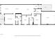 Floor plan showing the layout of the home with the primary bedroom, bedrooms, garage and living room at 219 Villa Luna Ln, Lutz, FL 33549