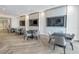 Comfortable lounge area with stylish seating, a wall-mounted television, and views at 301 1St S St # 3103, St Petersburg, FL 33701