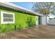 Backyard with a wooden deck at 304 David Ave, Clearwater, FL 33759