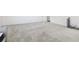 Spacious bonus room with plush carpeting and a gray bed, offering comfort and style at 3280 Juniper Springs St, Wesley Chapel, FL 33543