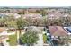 Birds eye view of the home in a neighborhood close to a pond at 4441 Fieldview Cir, Wesley Chapel, FL 33545