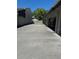 Long private driveway leads to a row of garages, offering plenty of parking at 5231 Bayshore Blvd # 10, Tampa, FL 33611