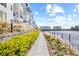 Picturesque waterfront path with lush landscaping at 5351 Bridge St # 71, Tampa, FL 33611