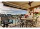 Relax on this private balcony with waterfront views and outdoor dining at 936 Pinellas Bayway S # T-7, Tierra Verde, FL 33715