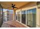 Enjoy this spacious balcony with wood flooring and ample natural light at 960 Starkey Rd # 3406, Largo, FL 33771