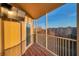 Balcony with screen enclosure, scenic views, wood-look flooring, and ample sunlight at 960 Starkey Rd # 3406, Largo, FL 33771