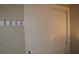 Large sliding closet doors with a row of hooks on the adjacent wall at 9911 Dahlia N St # 38, Pinellas Park, FL 33782