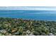 Aerial view of the property, with waterfront access nearby at 1130 Serpentine S Dr, St Petersburg, FL 33705