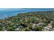 Aerial view of location in a waterfront residential neighborhood at 1130 Serpentine S Dr, St Petersburg, FL 33705